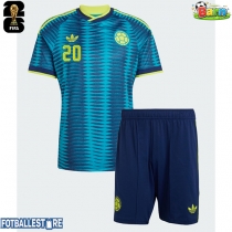 Colombia Juan Fernando Quintero #20 Bortedraktsett Barn VM 2026 Kortermet (+ Korte bukser)